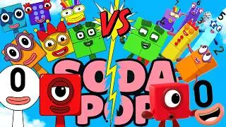 Numberblocks: Original VS Sprunki Version - SODA POP (Battle Cover) | 0 to 20 | CACTUK