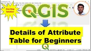 Details of working with the attribute Tables in QGIS Complete tutorial in Bengali for beginners