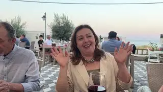 Наш семейный ужин в ресторане/идем на море