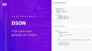 Flutter  DSON - Um fromJson sem geração de código