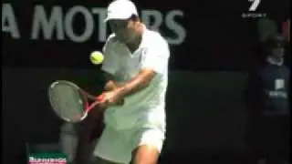 Fabrice Santoro - Double-Handed Forehand Slice