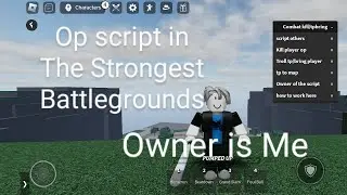 OP Script The Strongest Battlegrounds Void kill