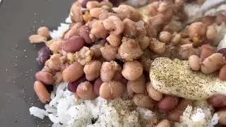 solar cooked beans and off grid rice