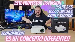 Este  PROYECTOR HOPVISION es un Concepto Diferente hasta la Fecha. Muy Buena Calidad a Bajo Precio!🔥