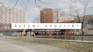 Eliminace negativních akustických jevů v učebně na střední škole v Brně