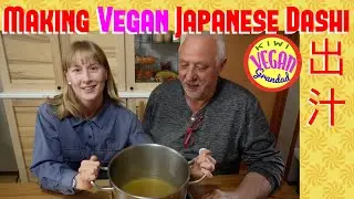 Making a Vegan dashi (Japanese stock)