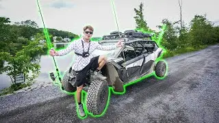 INSANE Off-road Fishing Mission in BACKWOODS Maine (Bassin'' With The Can-am X3)