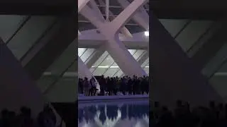 Miles de personas esperan en la Ciudad de las Artes de Valencia salir a ayudar en la zona afectada