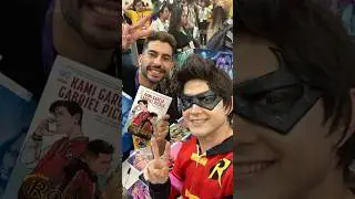 O dia que conheci o meu ilustrador favorito do Robin e Jovens Titãs na CCXP 2023 🖤 Gabriel Picolo