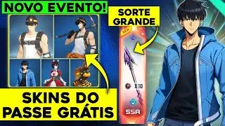 NOVO EVENTO! Skins do PASSE de CAÇADOR Grátis e Muito Mais no Solo Leveling Arise