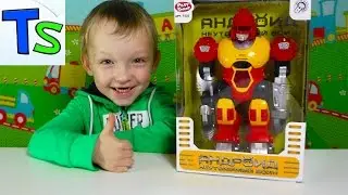 Игрушка РОБОТ АНДРОИД Распаковка и обзор игрушки для детей