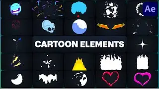 Cartoon Elements for After Effects - After Effects Template