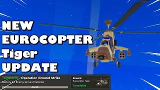 All New EUROCOPTER TIGER Update in War Tycoon Roblox