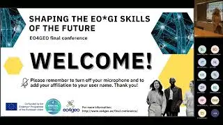 EO4GEO Final Conference. Session: Recognising and addressing skills gaps in the EOGI sector