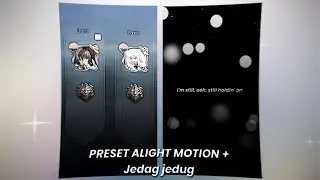 preset aeshtetic + jedag jedug