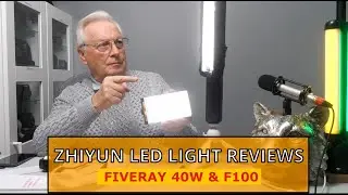 ZHIYUN FIVERAY 40W & FR100C LED VIDEO LIGHT REVIEW 2