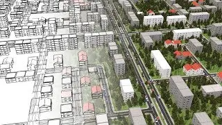 Build a whole city with just a couple of components in Sketchup in 40 minutes