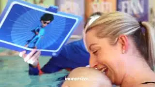 Learning to swim with your toddler 💙🧡