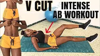 V CUT AB WORKOUT/Best exercises for lower abs/Intense abs workout routine~Janekate Fitness
