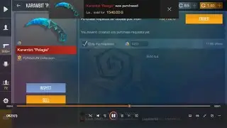 #standoff2 #gaming Buying Karambit 'Pelagia" - Standoff 2