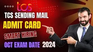 TCS sending admit card batch wise direct support team.