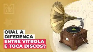 Qual a diferença entre vitrola e toca discos?