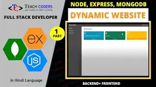 node js and mongodb dynamic website (intro) || node js mongodb project