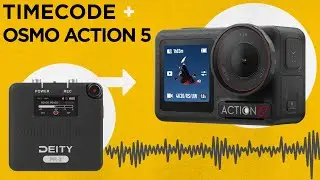Timecode on Osmo Action 5 | Deity PR-2 + DJI OSMO Action 5 Pro