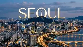 👉SEOUL 🇰🇷 Drone & Street Views | Real City Life 4K