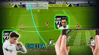 POTW 97 Rated CHIESA love only stunning shot #efootball2023