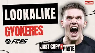 EA FC 25 Gyokeres - Pro Clubs Face Creation - step-by-step - LOOKALIKE