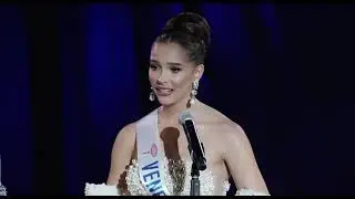 Miss International Announcement of Top 7 and Q and A portion