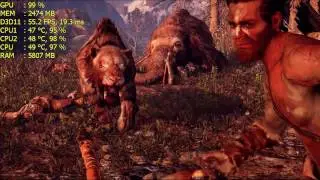 Far Cry Primal on GTX 1050 Ti 4gb RAM Intel Pentium G4500