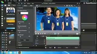 Green Screen Effect with Power Director 12
