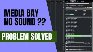No Sound In Cubase Media Bay - Problem Solved 😎