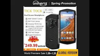 Unihertz TickTock(5G) - МОЙ обзор... 2 экрана,11дроид, 48МП, Dimencity700, 8ГБ, 128ГБ, NFC, 6000мАч