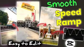 Make smooth speed ramping Transitions|Capcut Pro EDITING|Reels hyperlapse video Tutorial