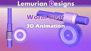 Worm Gear 3D animation | Lemurian Designs