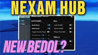 Blade Ball Script Roblox New Script Nexam Hub OP | Anti Curve Best Parry Auto Spam Look At Ball
