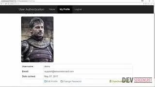 PHP Login and Registration System: Upload Profile Picture