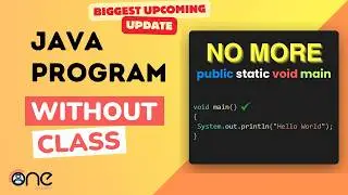 Java program without class | void main in Java | Java New Updates #java #javabasicsforbeginners