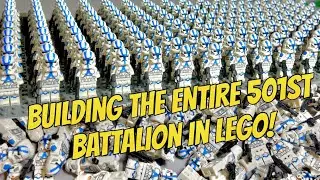 Building the ENTIRE 501st Battalion in LEGO! Episode 1: 501st Assault