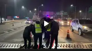 어등대교(시청~평동) 이음새 파손 보수공사. 이시각 광주출근길 극심한 교통체증.