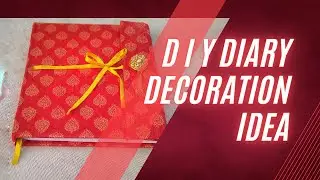 Notepad/Diary Decor Ideas from fabric/Diy Diary or Notebook Cover/DIY craft/Teachers' Day special