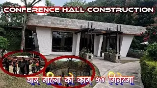 Conference Hall Construction Full Video|Fishtail Lodge|| Civil Engineering
