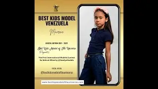 Catwalk Challenge. Best Kids Model Venezuela - Mairene.