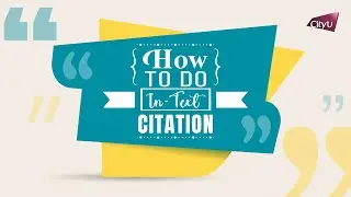In-text Citations (APA 7th edition)