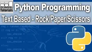 Python Programming - Text Based - Rock Paper Scissors Game