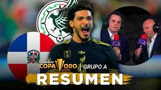 NARRACIÓN MARTINOLI | México vs Rep. Dominicana 3-2 | Resumen Completo | Copa Oro 2025