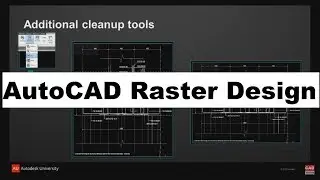 AutoCAD Raster Design Tutorial - AutoCAD Raster to Vector Tutorial